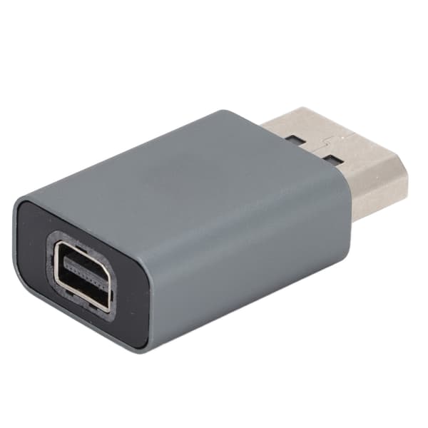 DisplayPort Adapter Aluminiumlegering DisplayPort Han til Mini DP Hun Adapter til Videooverførsel