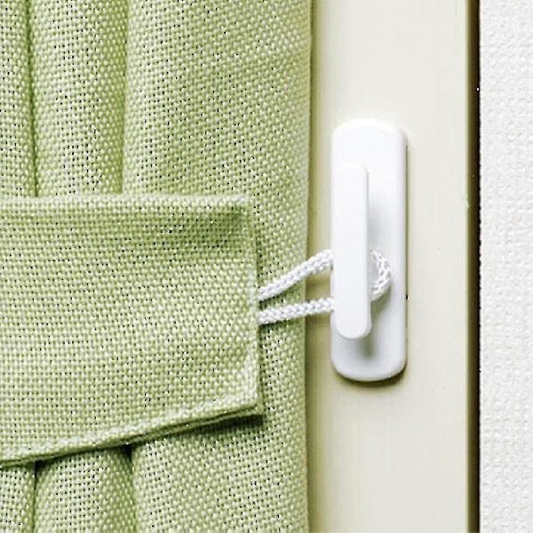 8 stk Home Blind Cord Holder Selvklæbende Gardinkroge String Wrap Cleat Tool