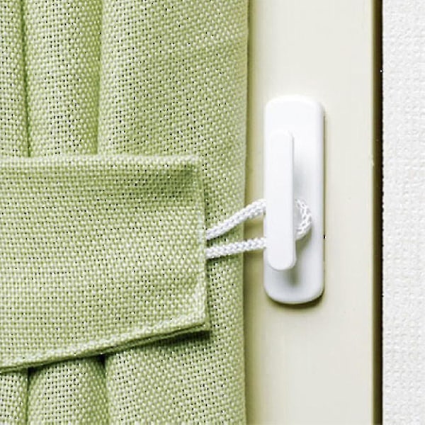 8 stk Home Blind Cord Holder Selvklebende Gardinkroker String Wrap Cleat Tool