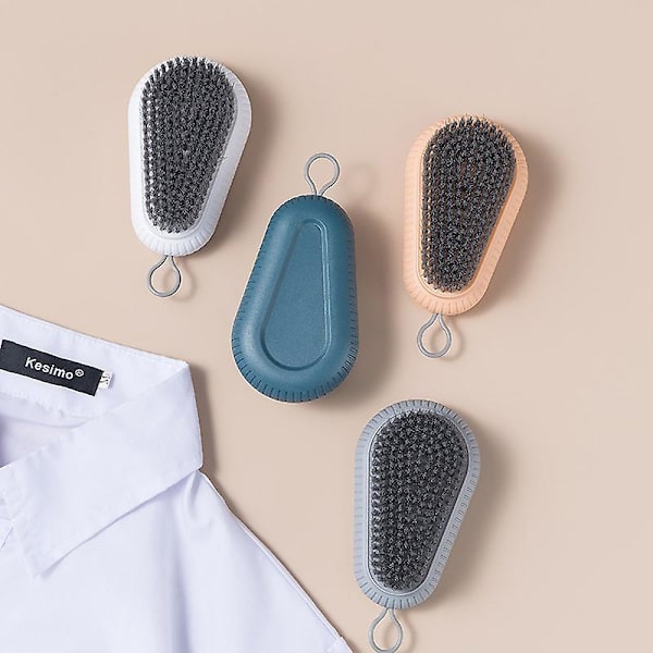 Skrubbborste, Kvalitet Mjuk Tvätt Kläder Skor Skrubbningsborste Grey