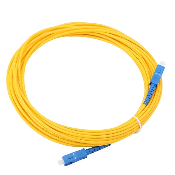 Høj kvalitet 10m/11yd SC til SC Duplex Single Mode Fiber Patch-kabel