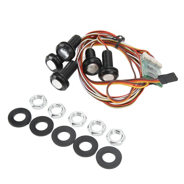 RC-frontlys 10 Moduser Høy Lysstyrke Erstatnings-LED-Frontlys for Traxxas Slash 2wd 4wd 1/10 RC-bil