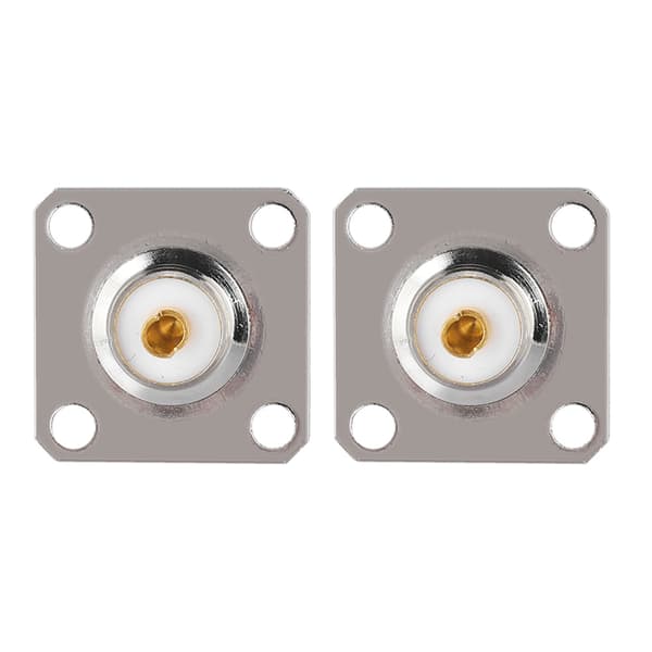 UHF hunn SO239 panelmontert RF koaksialadapter (2 stk)
