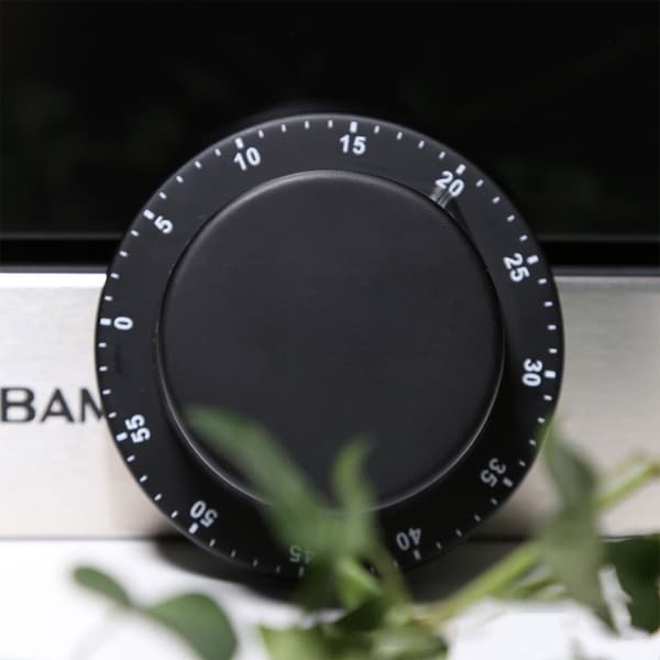 Mekanisk kökstimer Multifunktionell Magnetisk Rostfri Nedräkning Kock Matlagning Timer Klocka för Lärande Bakning