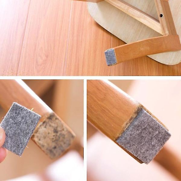 Självhäftande filtmöbelrulle, nötningsskyddande 60x1000mm Grå 60x1000mm Gray