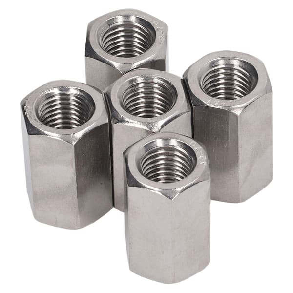 5 stk. sekskantkoblingsmøtriksæt 304 rustfrit stål M16x2 24 L40mm industriel fastgørelsesforbindelse