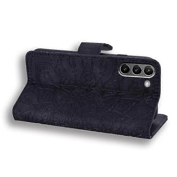 Plånboksfodral för S21 Fe 5g PU-flipfodral Mandala Black