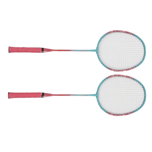 Lettvekts bærbar jernlegeringsramme nybegynner badmintonracket doble racketer