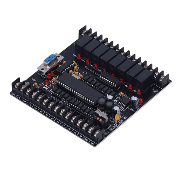 PLC Industriel Kontrolkort Single Chip Mikrocomputer 20MR Controller Modul DC 24V
