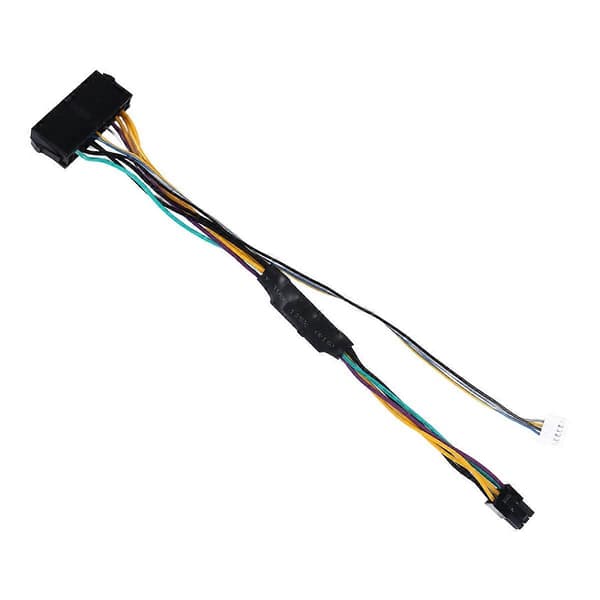 【BQ】ATX Hoved 24Pin Hun til 6Pin Han 6Pin PCI-E PSU Strømadapter