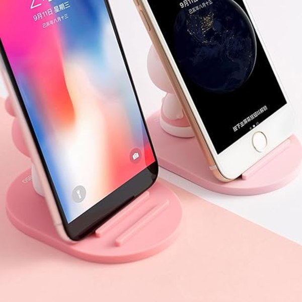 Den nye Lazy Bracket Cartoon Mobiltelefon Bracket Bil Desktop Multifunksjonell Justerbar Bracket Hellokitty