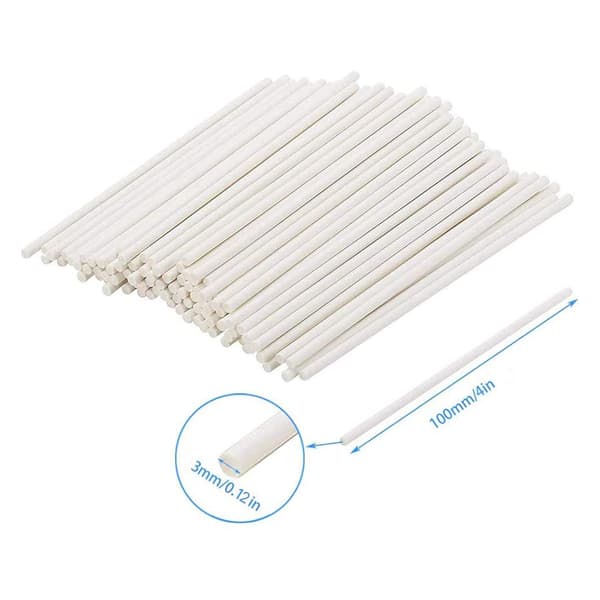 100 stk. plastik chokolade kage dekorationspinde