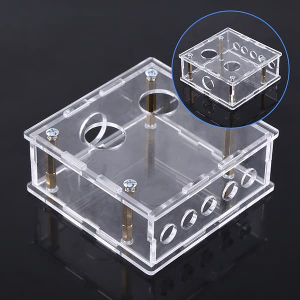 Akryl Case Shell Housing Beskyttende Dele Kit Til 6J1 Ventil Rør Forforstærker Board