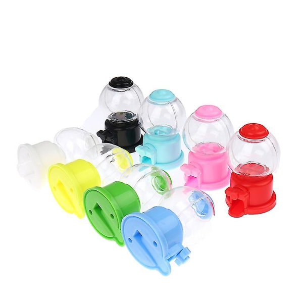 Hhcx-1pc Cute Sweet Mini Candy Machine Bubble Dispenser Coin Bank Kids Toys Christmas Birthday Children Gift Style 2