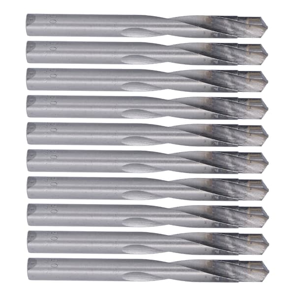 10 st Ändfräs Tungstenstål Hög Hårdhet Slitstark Bred Användning CNC Router Bits