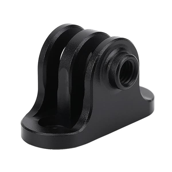 Cykelcomputer Metal Beslag Kamera Adapter Montering til Gopro (Sort)