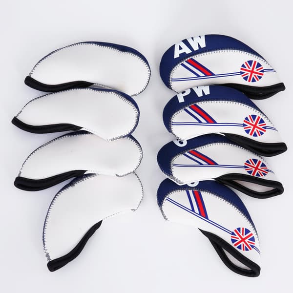 10-pak Golf Jern Head Covers Sæt
