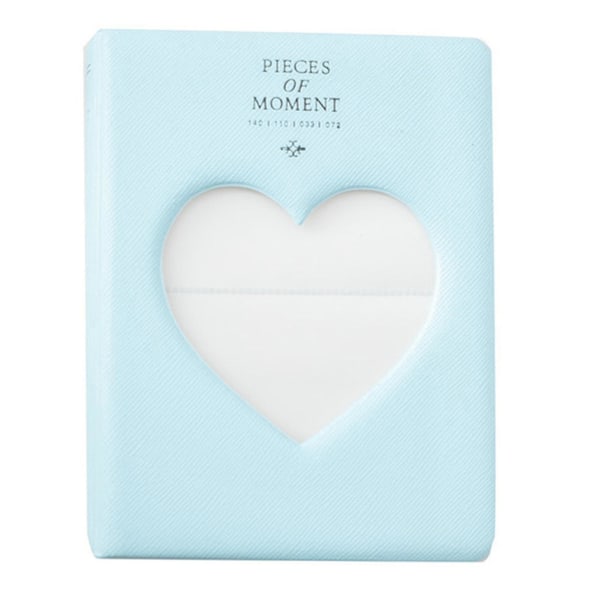 Hollow Heart Pictures Fotoalbum Multipurpose Photocard Binder Holder Card Light Mint