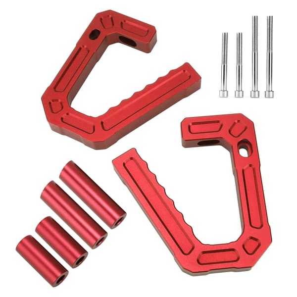 Forreste greb til bil i aluminiumslegering til Jeep Wrangler JK 2007-2018 (rød)