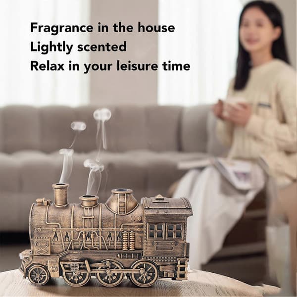 【BQ】300 ml tog luftfukter ultralyd aromaterapi diffuser gold