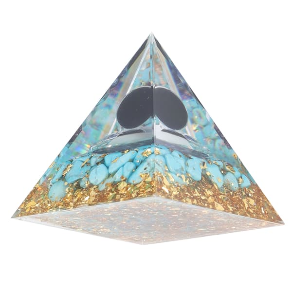 Orgon Pyramide Energi Healing Chakra Pyramide Mental Vekst Hjemmekontor Skrivebordsdekorasjon