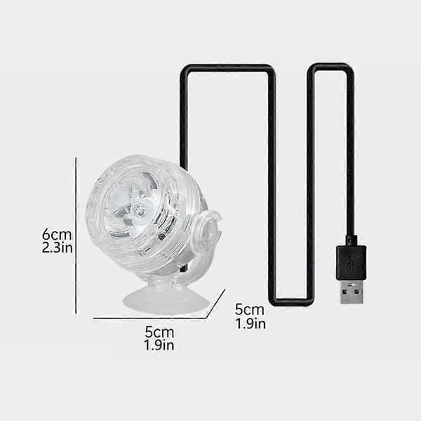LED-akvariumbelysning energieffektiv undervattensgrottaccenter White Light