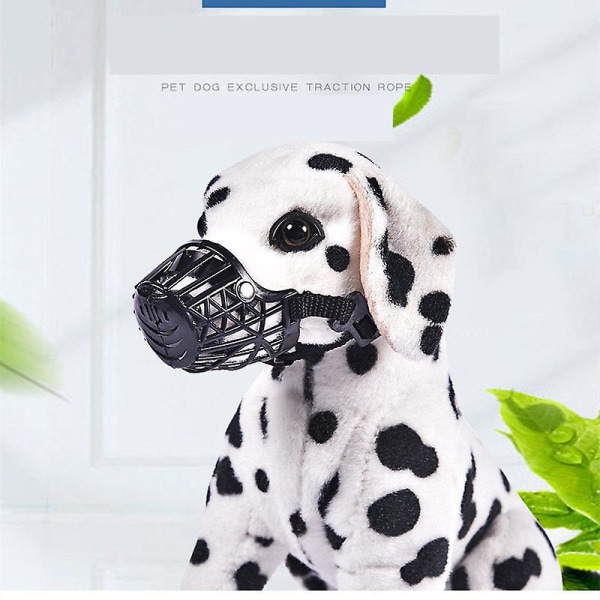 Anti-bett Hund Mun Munkorg Set Plast Mesh Läder Mask Liten Hund Anti-bett Kallas Hund Cover Pet Hund Tillbehör 1st 6