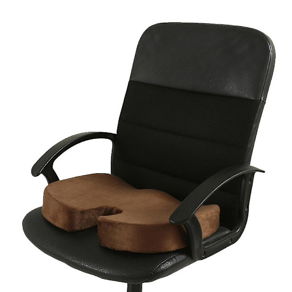 Memory Foam Sittdyna För Bilbarnstolar Hemmakontor &amp Sittdyna Travel Cushion Auto Mat brown