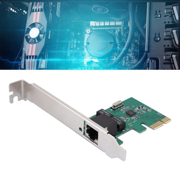 Gigabit Ethernet-netværkskort til stationær computer - Realtek RTL8111E, PCI-E, 10/100/1000 Mbps