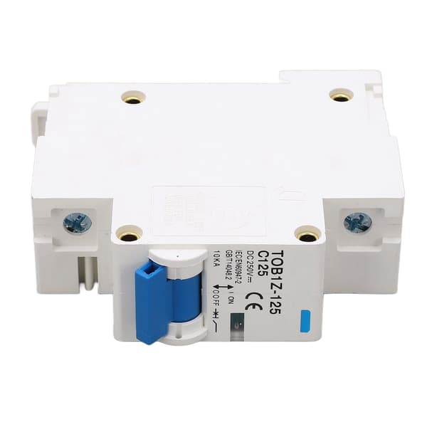 TOB1Z 125 C125 DC Miniature Strømafbryder 1P 125A 250V DIN Skinne Montering Solcelle PV System