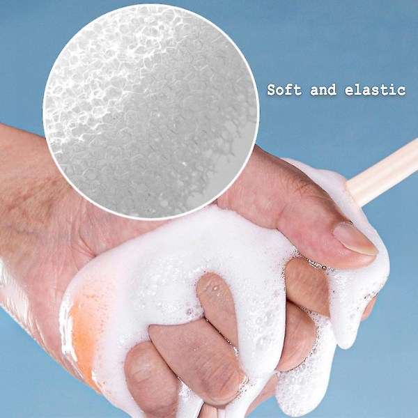 2 stk svampeflaskebørste sutteflaske svampebørste kan effektivt fjerne pletter fra bunden af ​​koppen white