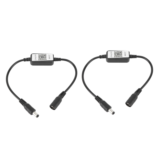 2 stk. LED Lysstripe Bluetooth Fjernkontroll Dimming DC 5-24V