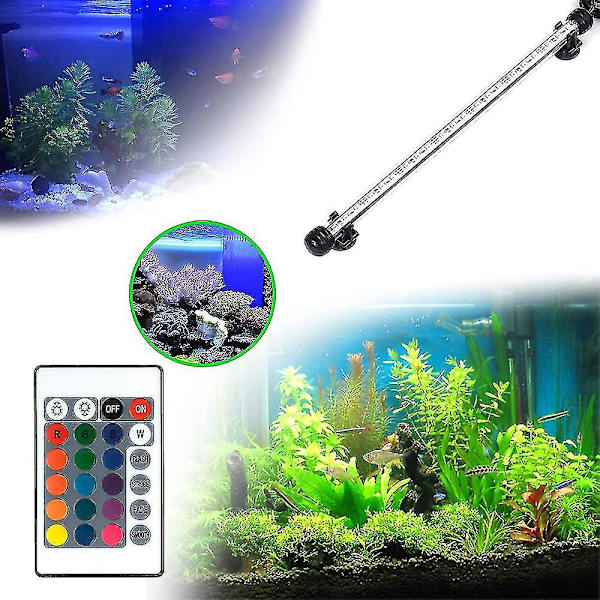 Dykbare LED Akvarium Lys, Med Timer Automatisk On/Off, Eu-stik