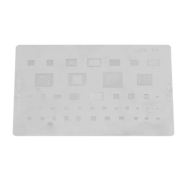 CPU Reballing Stencil Rustfritt Stål Loddeomarbeidingsmal Mobiltelefonreparasjon