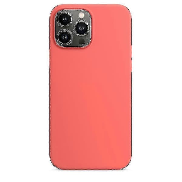 Velegnet til silikoneetui til 13 Pro Max Pink Pomelo