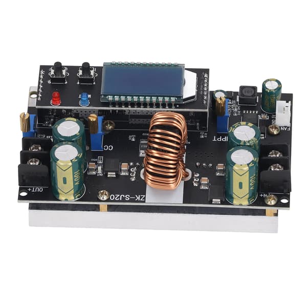 300W LCD Display Solar Automatisk Buck Boost Strømforsyningsmodul til Opladning