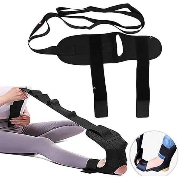 ny stil Yoga Foot Stretching Belte, Rehabilitering Ligament Strap Ankelledd Korreksjon