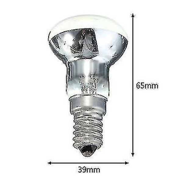 30w E14 Lava Pære R39 Reflektor Pære Glødepære 30w E14 R39 Lava Pære (4 Stk) [energiklasse A++]