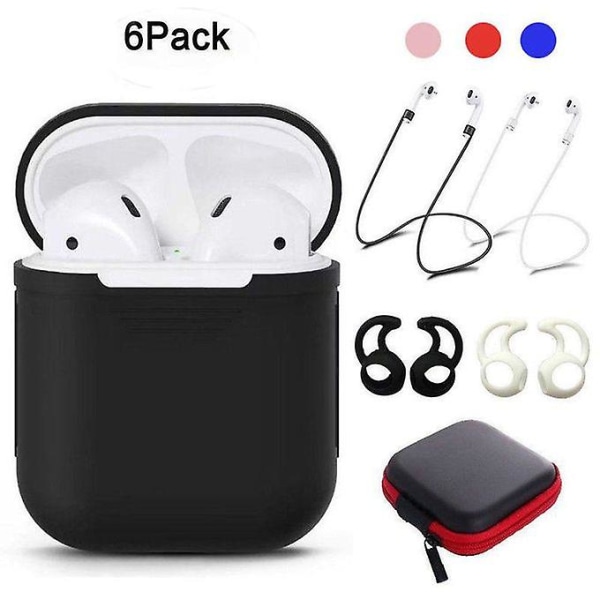 6 Pack Ear Pods Accessories Set langattomalle Bluetooth