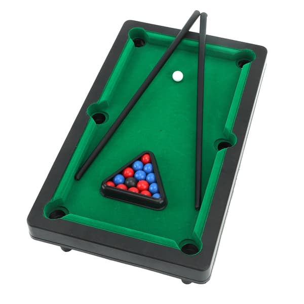 Mini Pool Bord Interaktiv Simulation Desktop Billard Spil Sæt Dekoration Ornament