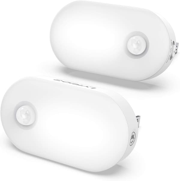 2-pack Motion Activated Night Light, LED Night Lamp Super B