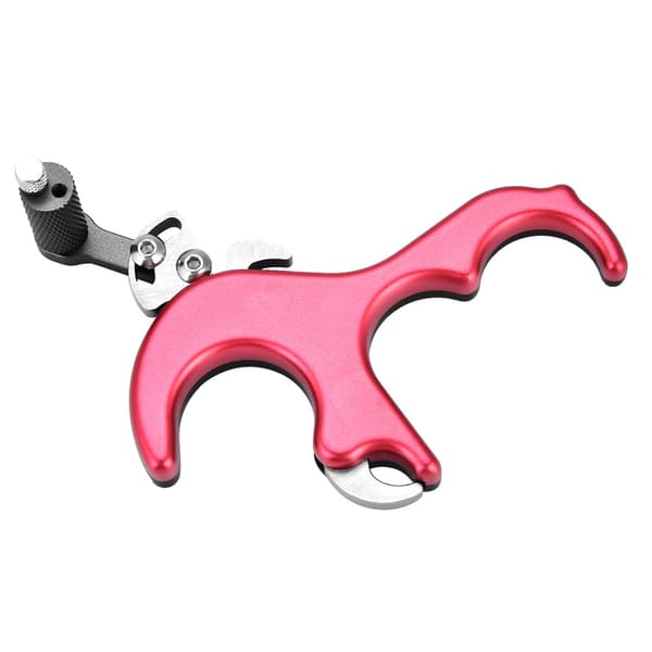 3-fingergrep Tommel Caliper Trigger Bueutløserhjelp for Compoundbue Mørkeblå