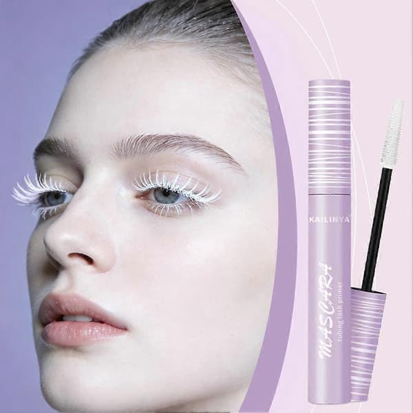 【BQ】Two-tone Black and White Mascara Set for Lengthening and Volume 8ml Smudge-proof Formula WHITE+BLACK VIT+SVART 2pcs