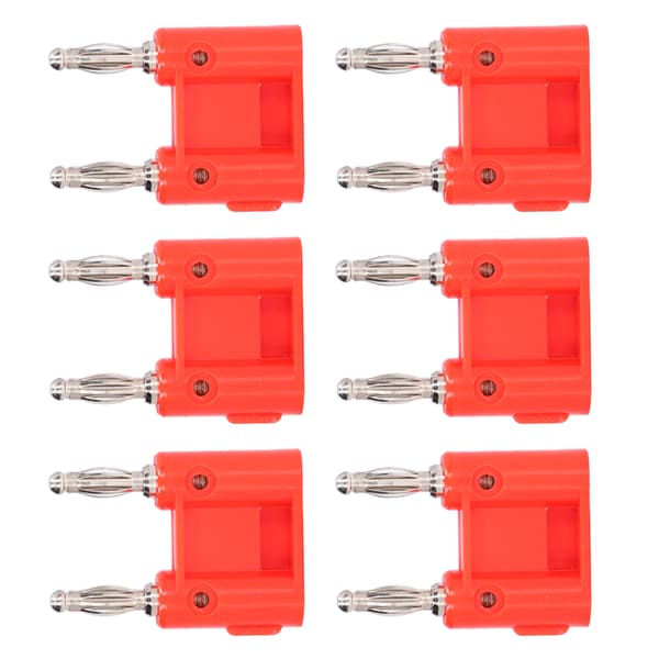 10 stk. 2-vejs messing bananstikdåse til elektronik og bilbrug