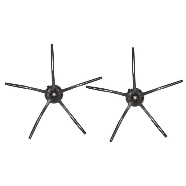 Sidebørsteutskiftningstilbehør for Xiaomi Roborock S6 S5 E35 E2 Svart