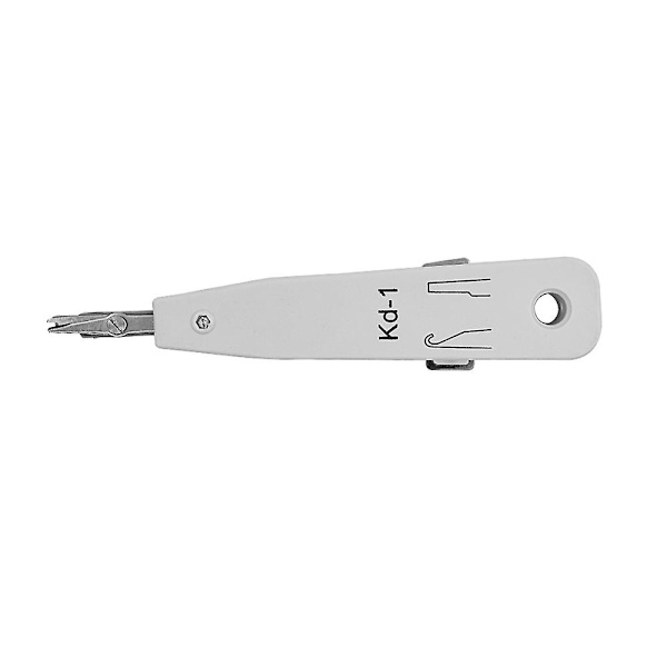 Til Rj11 Rj12 Rj45 Cat5 -1 Netværkskabel Trådskæringsværktøj Punch Down Impact Tool white
