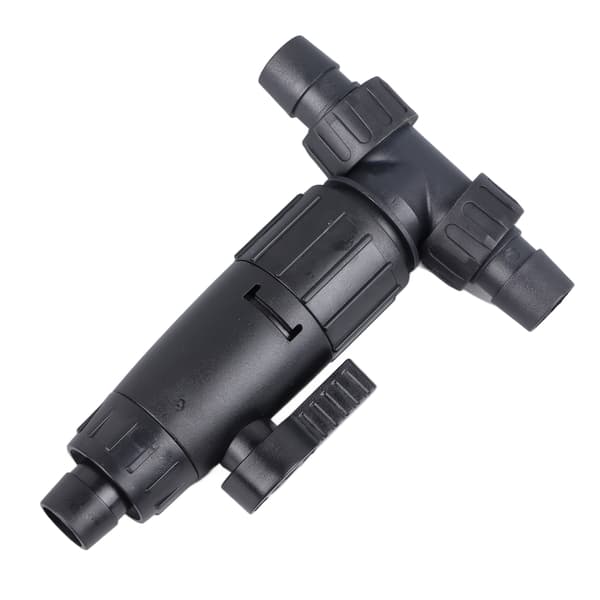 Akvarium Vattenbytesventil 3-vägs flödeskontroll för 12mm 16mm slang Akvarium Kranmunstycke Anslutning