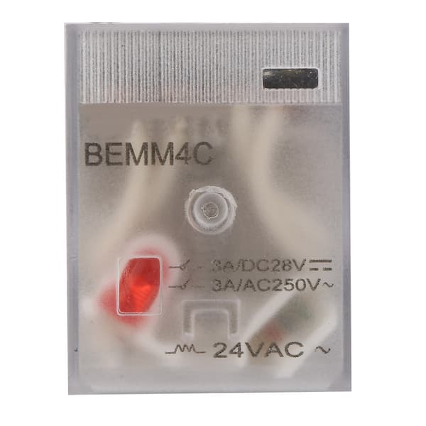 BEMM4C 14-benet 5A Mini Power Mellemrelæ Elektromagnetisk Relæ (24VAC)