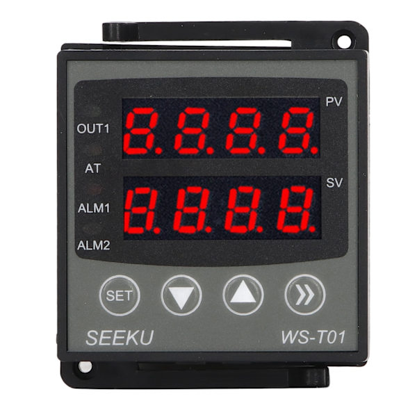PID Temperaturkontroller Digitalt Display ABS Hus Intelligent Temperaturkontrollmåler DC 24V