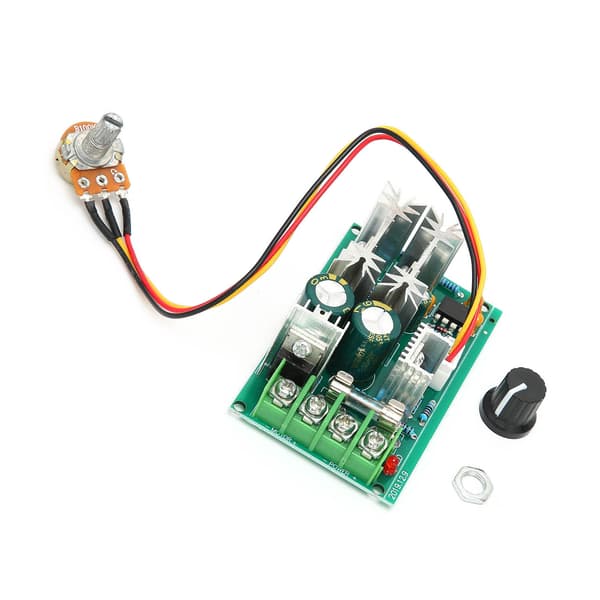 Motorhastighetskontroller PMW Bryter Kontrollmodul Strømregulator DC 10V‑60V 20A